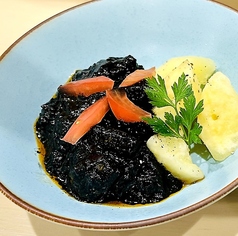イカの墨煮