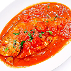 本日鮮魚のマリナーラ ~ニンニクとオレガノのトマト煮~