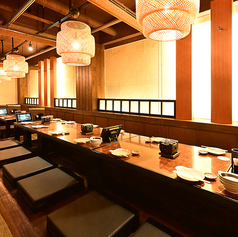 掘りごたつ席のご用意※席同士を結合することが可能です。