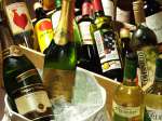 120分飲み放題は1480円～　生ビール、ワイン各種、スパークリングワインもOK！