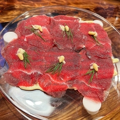 鹿肉のカルパッチョ Venison Carpaccio