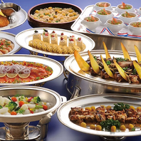 会席からバイキングまでニーズに合わせたメニューを提供