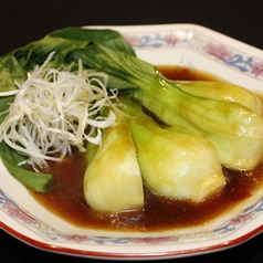 チンゲン菜のオイスターソース煮