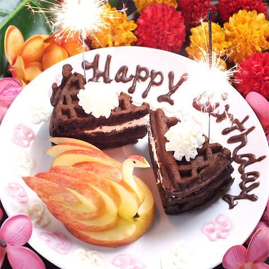 2名様～のご利用でデザートプレートをサービス！メッセージも自由にOK！主役へのサプライズに◎