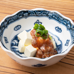 クリームチーズ酒盗和え/ほたるいか沖漬け