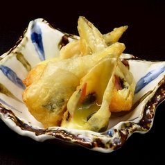 穴子チーズの湯葉巻き