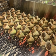 お酒が進む！北海道産青つぶのつぶ焼き