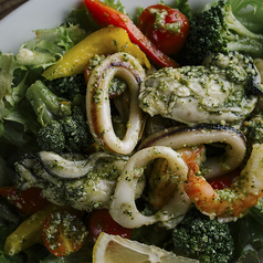 魚介と野菜のマリネ