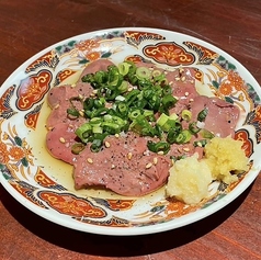 低温調理鶏レバー刺