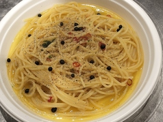 生ブラックペッパーのペペロンチーノ
