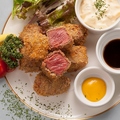 料理メニュー写真 特選牛厚切り ビーフカツレツ　150g