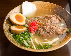 味玉ソーキそば Marinated Soft-Boiled Egg Soki-Soba