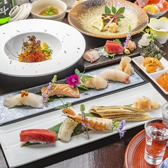 鮨 和モダン BREW つなぐのコース写真