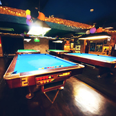 ビリヤード:4台お一人様30分450円(以降15分220円)で遊べます!遊び方から簡単なコツ等レクチャーも可能です♪