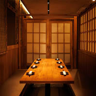 ◆落ち着き×個室！和の安心感で居心地抜群