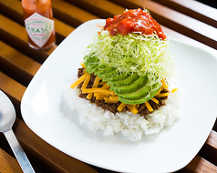 アボカドチーズタコライス [Our Most Popular Item!] Avocado & Cheese Taco Rice