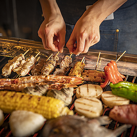 ★ゴールドステッカー認証店舗★海鮮炉端焼きを目の前で！！アツアツのお料理を！