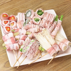 豚バラ野菜巻き各種