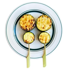 ズッキーニ串焼 塩オイル