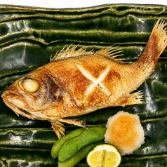 のどぐろの塩焼き