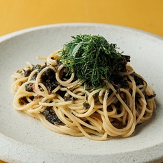 博多明太子と磯香る和風パスタ