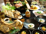 人気のオリジナル創作料理がたくさん！季節の創作14品+160種110分[飲放]⇒4500円