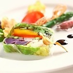 【アラカルト】旬の食材を使った前菜~メインまで