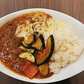 料理メニュー写真&nbsp;ナスとトマトのキーマカレー