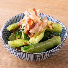 胡瓜のたたき　南高梅和え