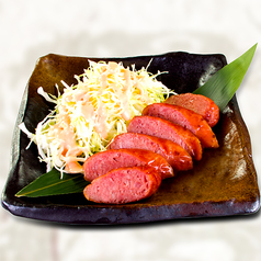 島豚ソーセージ炙り焼き