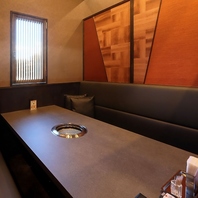 個室風のお席のご用意