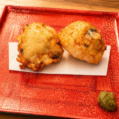 のどぐろと能登イカ、あさりの揚げ団子　1個