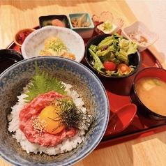 桜馬ネギトロ丼御膳
