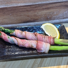 アスパラベーコン一本巻き