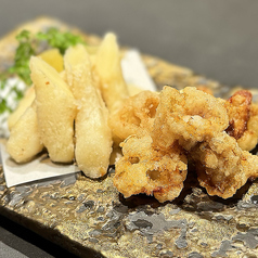 新しょうがと牛ホルモンの唐揚げ