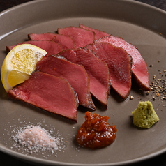 牛タンに岩塩焼き