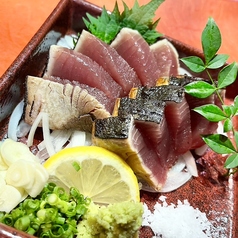 カツオの藁焼き 平釜塩で
