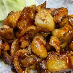 鳥皮の鉄板焼き/シングル