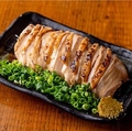 料理メニュー写真&nbsp;宮崎産 軍鶏のたたきポン酢