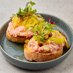 トロたくと燻製チーズ