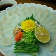 虎河豚刺身(中)