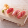 生本鮪味比べ寿司三貫