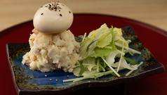 半熟味玉のポテトサラダ