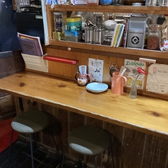 目の前でライブ調理が見えちゃいます