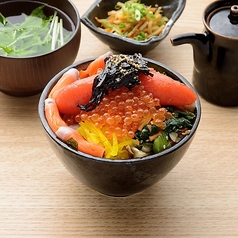 サーモン明太丼