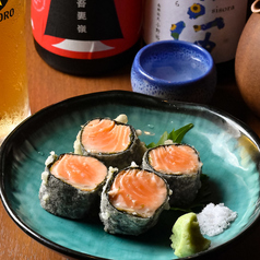 盛岡サーモンのレア天
