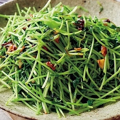 にんにく豆苗炒め