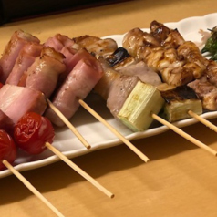 串焼き盛り合せ8種類