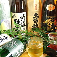 炉ばた焼と相性の良いお酒を種類豊富にご用意◎