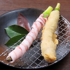 【創作串】　黒豚アスパラ巻き